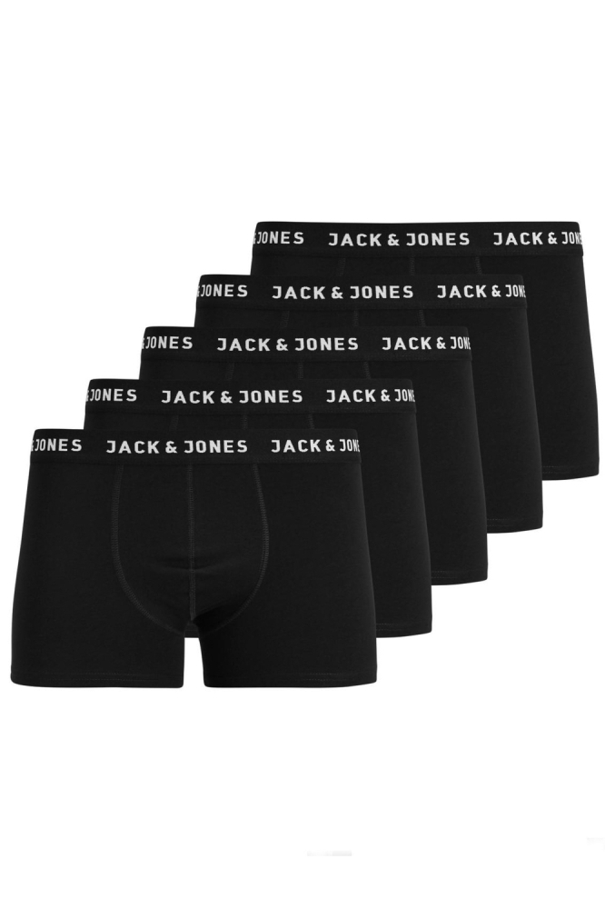 JACHUEY TRUNKS 5 PACK NOOS 12142342 BLACK